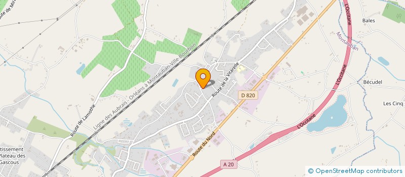 localisation de l'entreprise SCI PATCO  MONTAUBAN