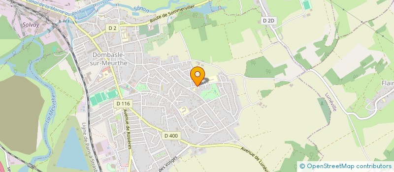 localisation de l'entreprise SCI PATCRI  DOMBASLE-SUR-MEURTHE