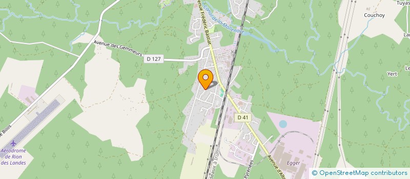 localisation de l'entreprise SCI PATDOM  RION-DES-LANDES