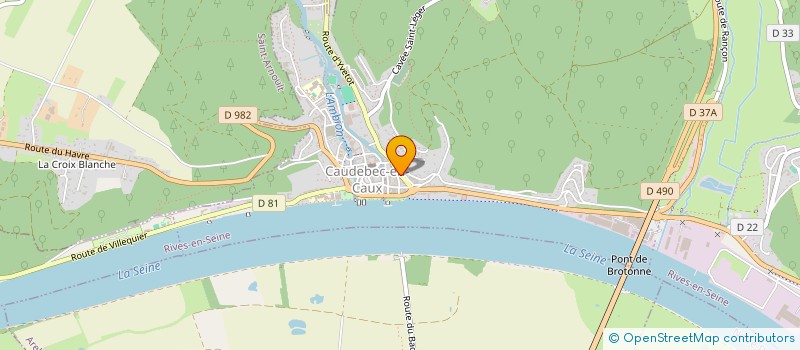 localisation de l'entreprise SCI PATEL  RIVES-EN-SEINE