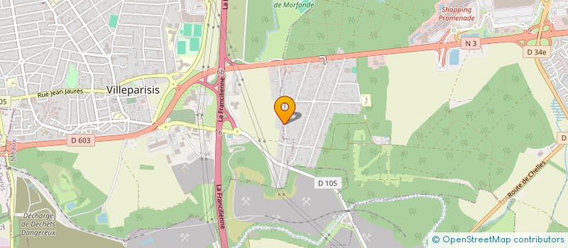 localisation de l'entreprise SCI PATEL KIMA  VILLEPARISIS