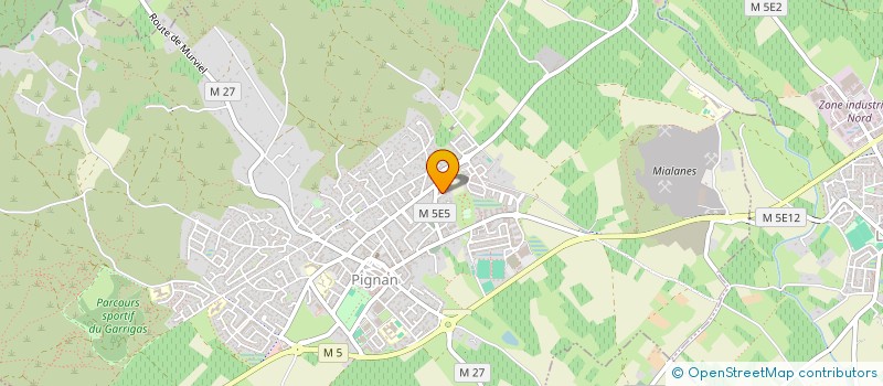 localisation de l'entreprise SCI PATELOUP à PIGNAN