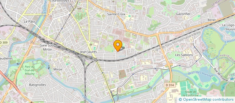 localisation de l'entreprise SCI PATEMAIA  LE MANS