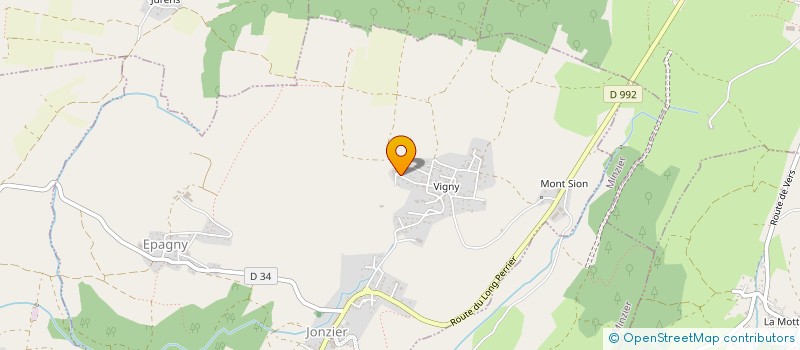 localisation de l'entreprise SCI PATEMEL  JONZIER-EPAGNY