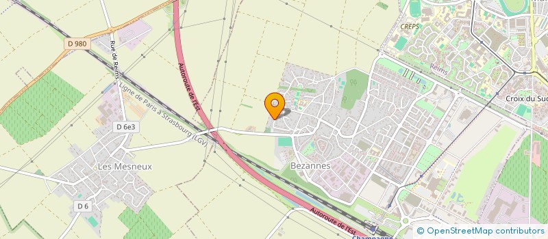 localisation de l'entreprise SCI PATER  BEZANNES