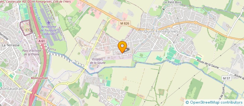 localisation de l'entreprise SCI PATERIM  QUINT-FONSEGRIVES