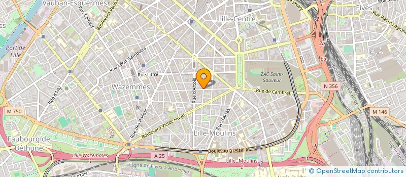 localisation de l'entreprise SCI PATERNA à LILLE