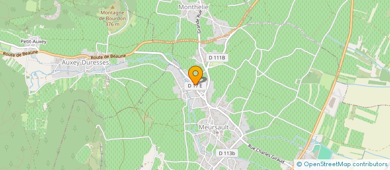 localisation de l'entreprise SCI PATERNE  MEURSAULT