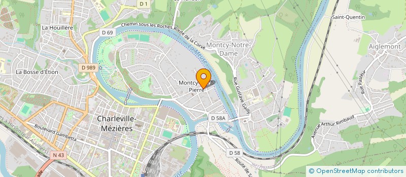 localisation de l'entreprise SCI PATERNOTE à CHARLEVILLE-MEZIERES
