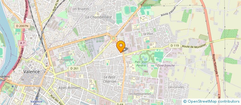 localisation de l'entreprise SCI PATERO à VALENCE