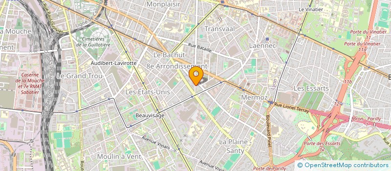 localisation de l'entreprise SCI PATGAL  LYON