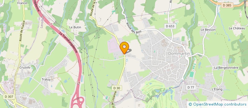 localisation de l'entreprise SCI PATH DES GRANDES TERRES  DOMMARTIN