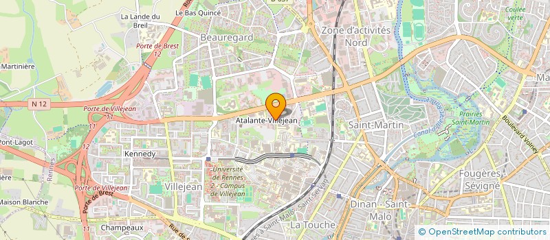 localisation de l'entreprise SCI PATHALANTE  RENNES