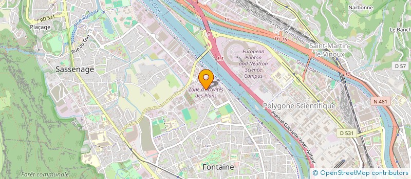localisation de l'entreprise SCI PATHANA  FONTAINE