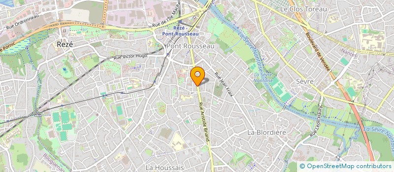 localisation de l'entreprise SCI PATHEL QUEAU-MERRIEN  REZE