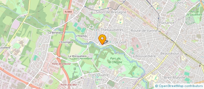 localisation de l'entreprise SCI PATHER  ST-HERBLAIN