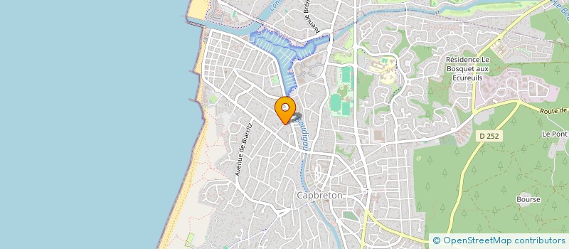 localisation de l'entreprise SCI PATHI à CAPBRETON