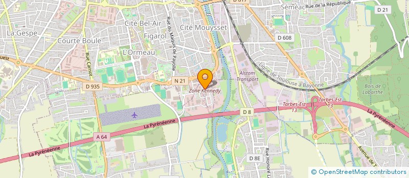 localisation de l'entreprise SCI PATHIE  TARBES