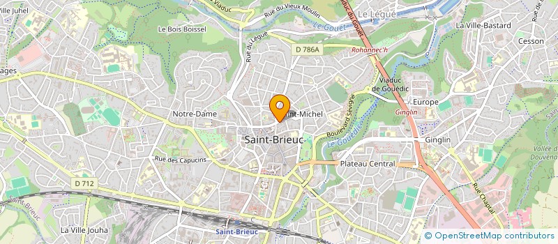 localisation de l'entreprise SCI PATHOME à SAINT-BRIEUC