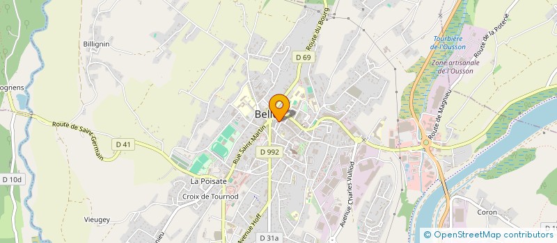 localisation de l'entreprise SCI PATHY  BELLEY