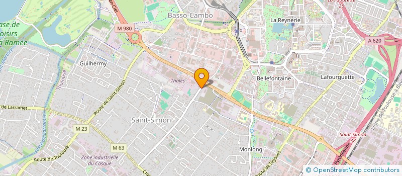 localisation de l'entreprise SCI PATHYVEL  TOULOUSE
