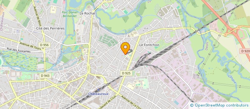 localisation de l'entreprise SCI PATI-SSIER à CHATEAUROUX