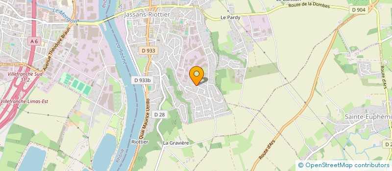 localisation de l'entreprise SCI PATIENCE à JASSANS-RIOTTIER