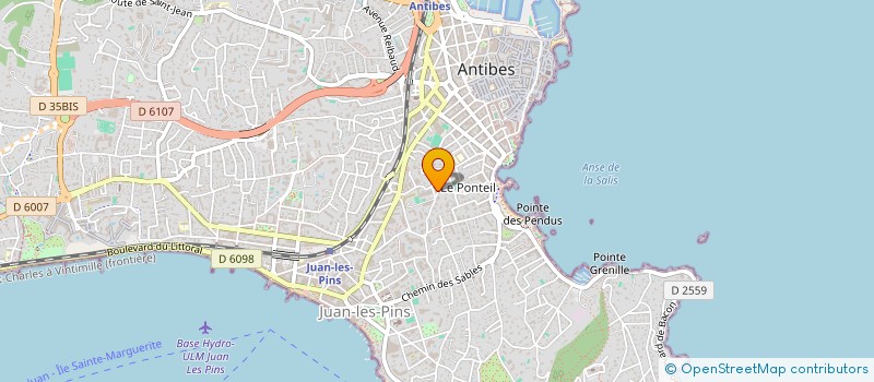 localisation de l'entreprise SCI PATILLON DONATIEN  ANTIBES