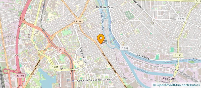 localisation de l'entreprise SCI PATIMO à CRETEIL