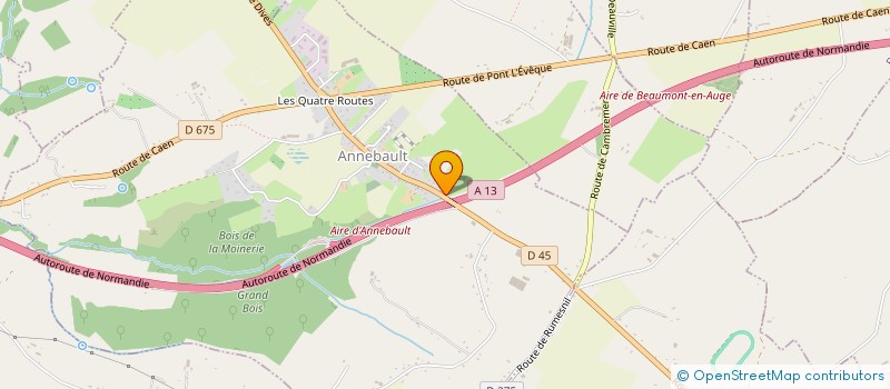 localisation de l'entreprise SCI PATIN  ANNEBAULT