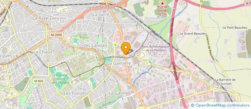 localisation de l'entreprise SCI PATINERE  CLERMONT-FERRAND