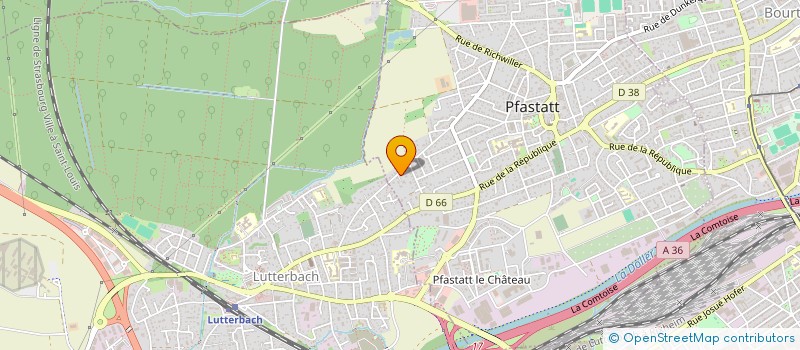 localisation de l'entreprise SCI PATIO  PFASTATT