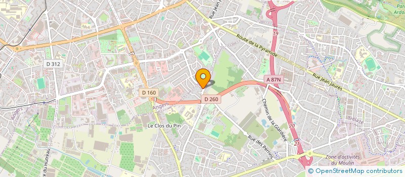 localisation de l'entreprise SCI PATIO  LES PONTS-DE-CE