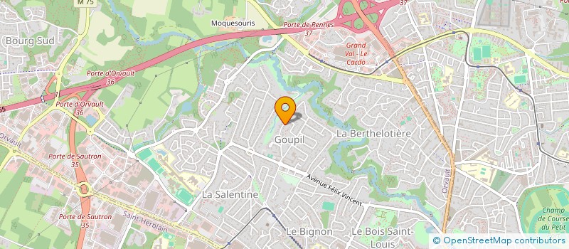 localisation de l'entreprise SCI PATIONEO à ORVAULT