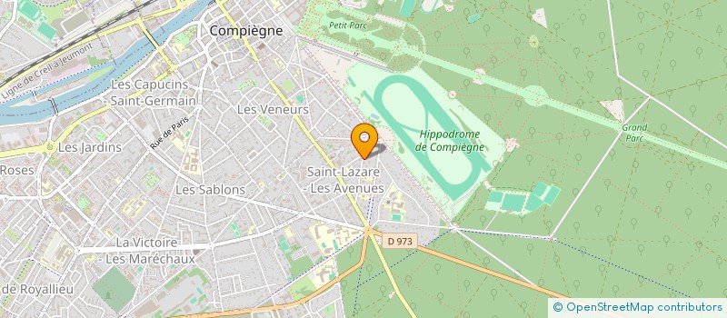 localisation de l'entreprise SCI PATIOU VERMONT  COMPIEGNE