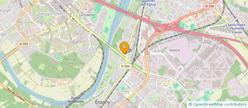 localisation de l'entreprise SCI PATIPE  ERAGNY