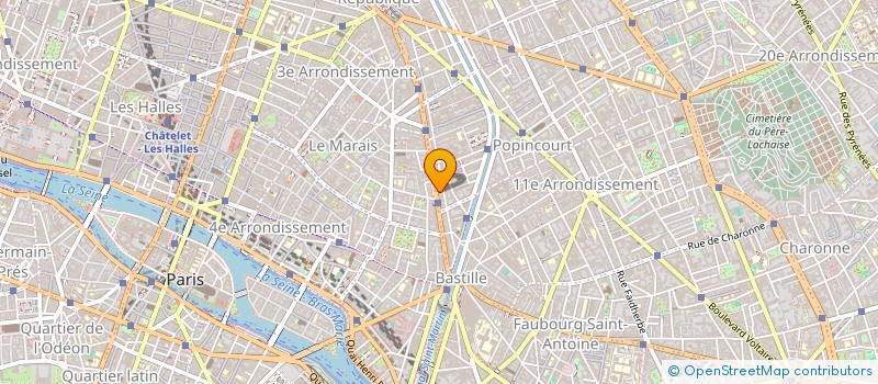 localisation de l'entreprise SCI PATIS GRANDE RUE 5  PARIS