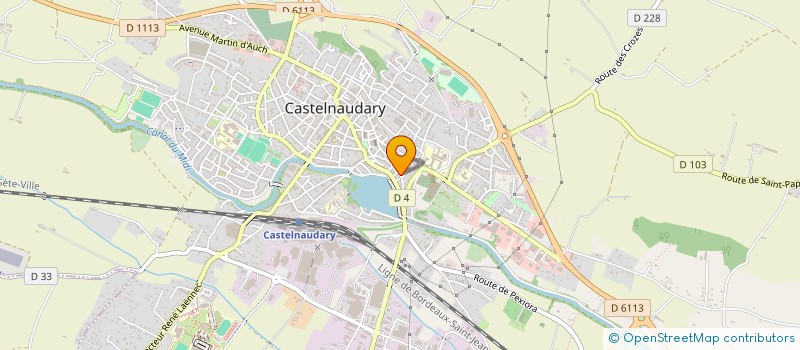 localisation de l'entreprise SCI PATISA  CASTELNAUDARY