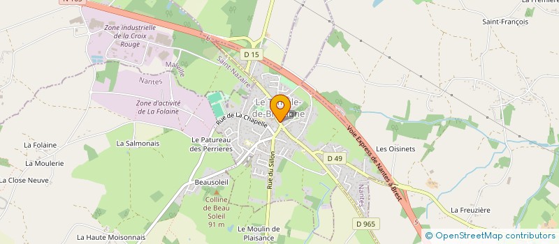 localisation de l'entreprise SCI PATJAM  LE TEMPLE-DE-BRETAGNE