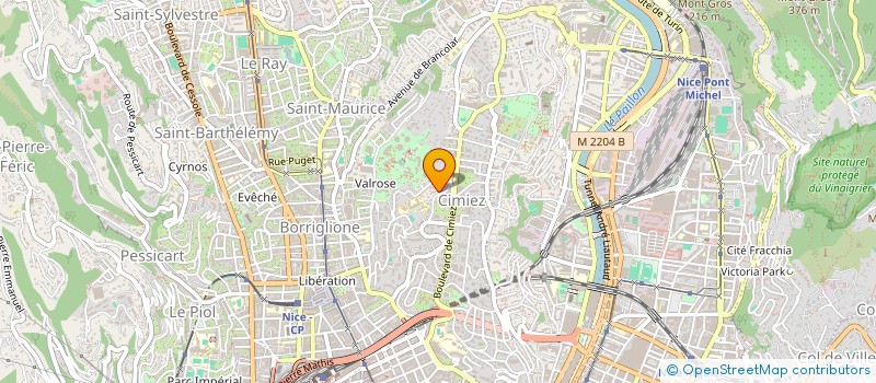 localisation de l'entreprise SCI PATJE à NICE