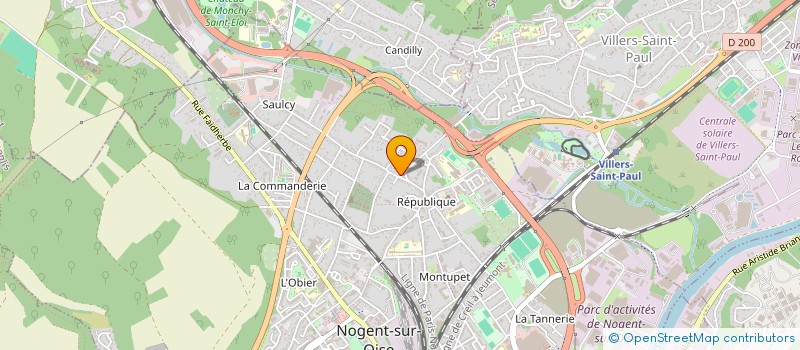 localisation de l'entreprise SCI PATJELE  NOGENT-SUR-OISE