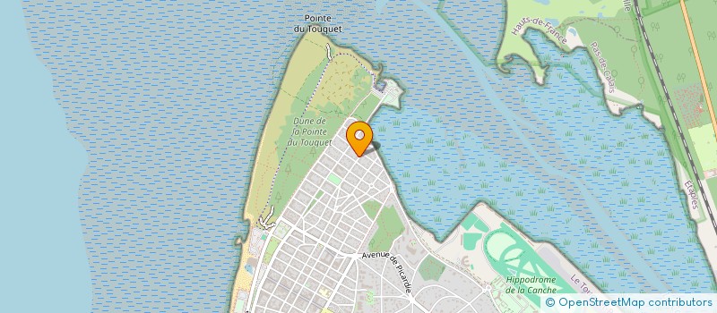 localisation de l'entreprise SCI PATJOE à LE TOUQUET-PARIS-PLAGE