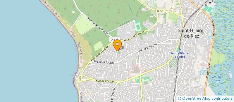 localisation de l'entreprise SCI PATM à SAINT-HILAIRE-DE-RIEZ