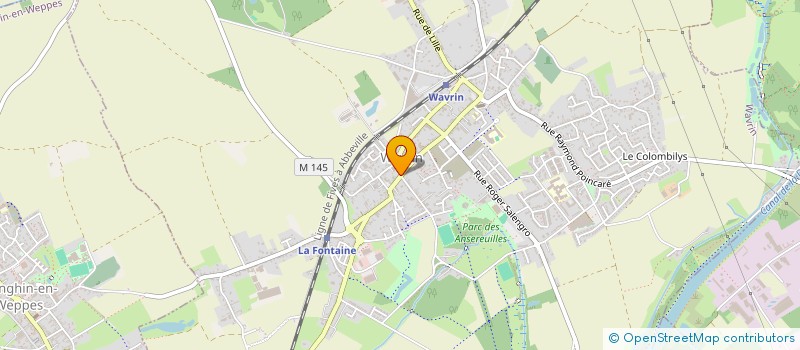 localisation de l'entreprise SCI PATMAJO  WAVRIN