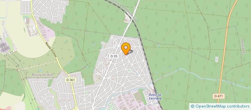 localisation de l'entreprise SCI PATMIC  OZOIR-LA-FERRIERE