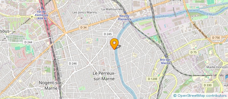localisation de l'entreprise SCI PATMOUSIS  LE PERREUX-SUR-MARNE