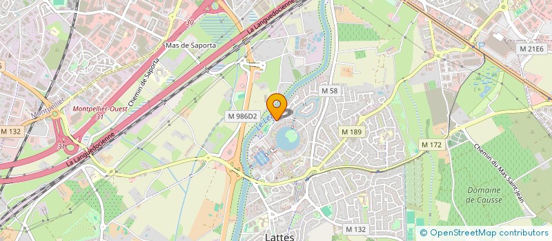 localisation de l'entreprise SCI PATNA à LATTES