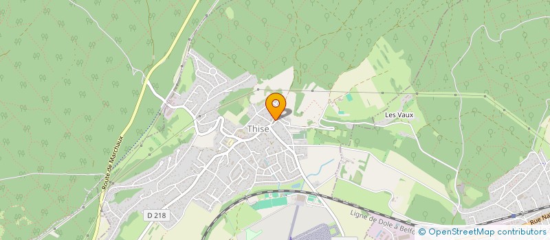 localisation de l'entreprise SCI PATNAT  THISE