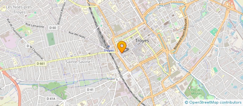 localisation de l'entreprise SCI PATNAT à TROYES