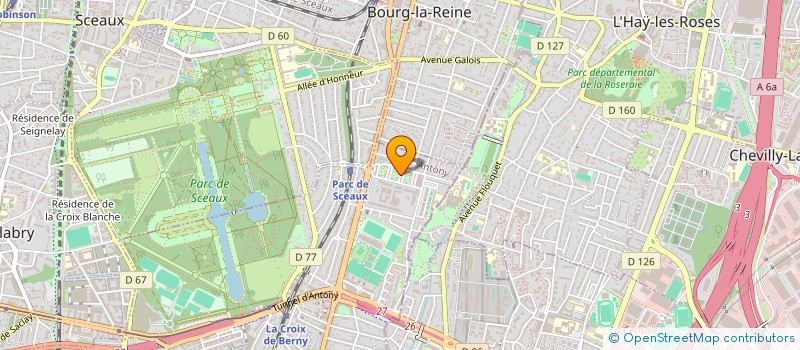 localisation de l'entreprise SCI PATO à ANTONY